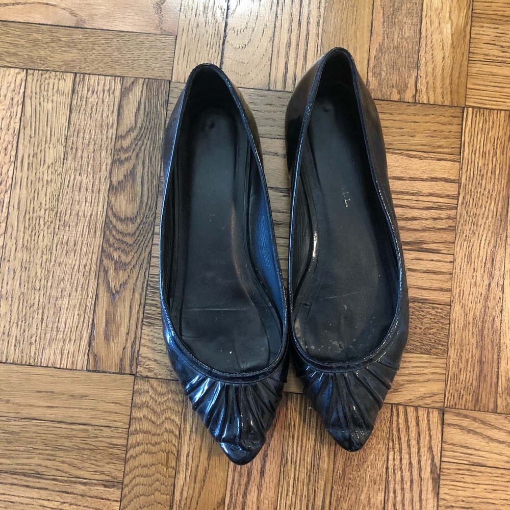Loeffler Randall black flats